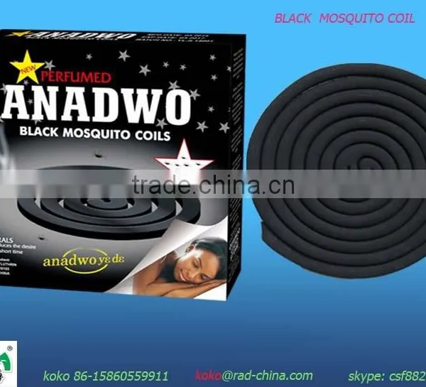 Ghana Market China Factory Anadwo Black Micro Smoke/Smokeless Mosquito Coil