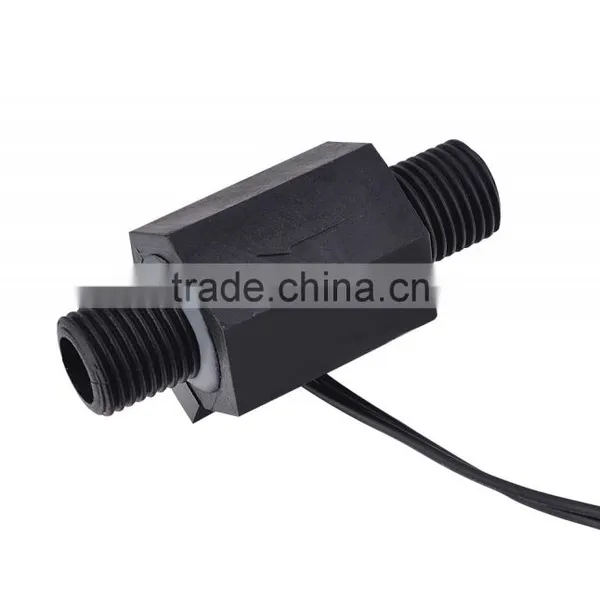 MR-2253-G1/4 Horizontal Direction Black Plastic Plastic Flow Switch photo-2