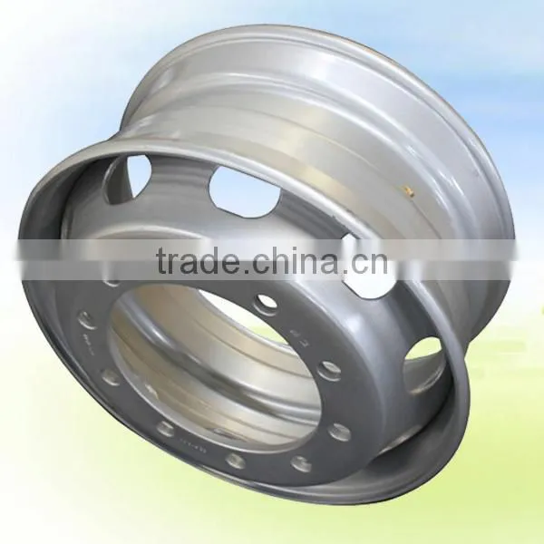 China Truck Trailer Tubeless 12R22.5 Steel Rims