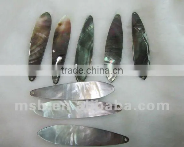 NEW Natural Colorful Mother of Pearl Shell Fishing Spoon Lures photo-2