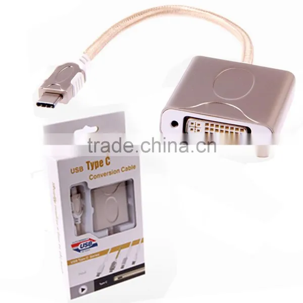 NEW USB-C Type C USB 3.1 Male to DVI 1080P Monitor Adapter Cable for Macbook photo-3