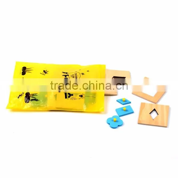 Kids Wooden Toy Montessori Geometry Puzzle photo-5