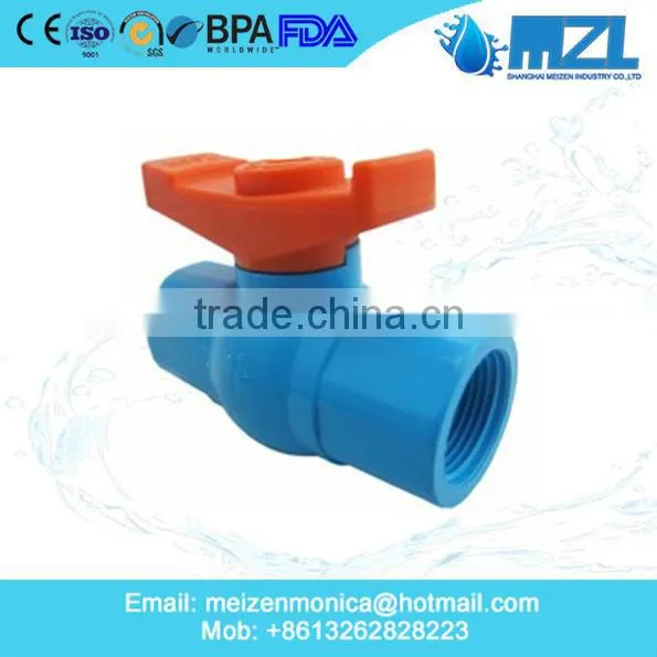 MZL PVC BALL VALVE IN BLUE COLOUR HIGH GOOD QUALITY MADE IN CHINA photo-3