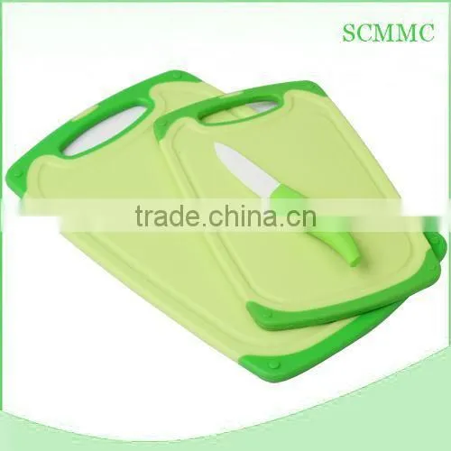 Anti-skid PP +TPR Plastic Chopping Block/ Cutting Board photo-4