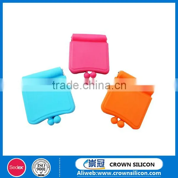 Promotional Candy Color Square Fold Makeup Silicone Mirror photo-2