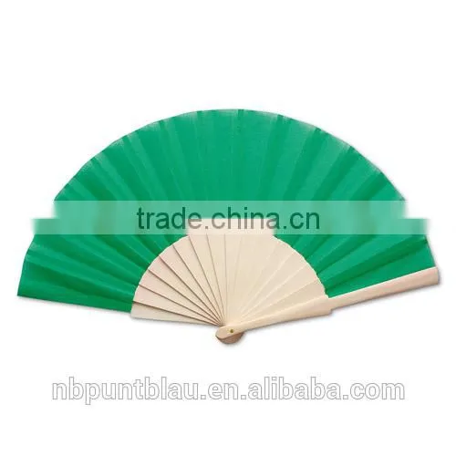 Plastic Wooden Cheap Promotional Foldable Hand Fan photo-5
