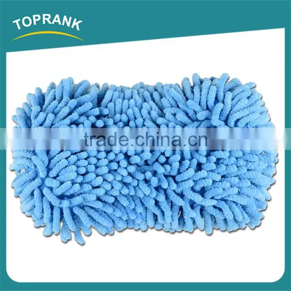 Hot Sale Two Versatile Cleaning Surfaces Microfiber Car Wash Sponge photo-3