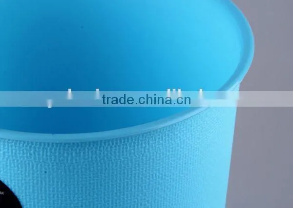 Plastic Trash Can/ Household Garbage Can With Circular Cover/Rubbish Bin photo-5