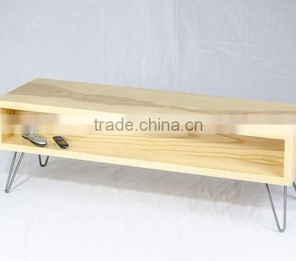 6 Inch 2 Rod Cheap Metal Solid Steel Hairpin Leg for Wood Furniture Parts photo-3