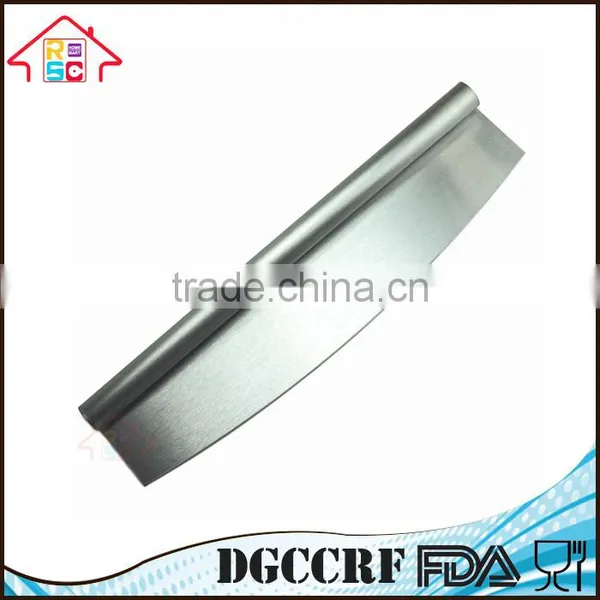 High Quality Factory Price 11 Inch Blade Stainless Steel Rocker Pizza Cutter photo-2