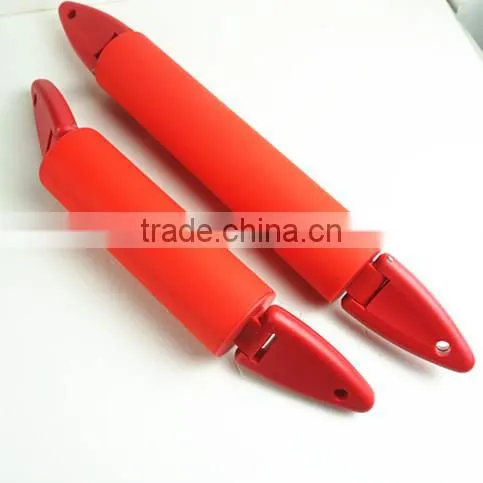 16163 Silicone Dough Pastry Flour Rolling Pin With pp Handle photo-5