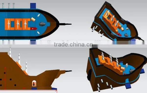 New Design Pirate Ship Inflatable Slide With Factory Lower Price photo-2