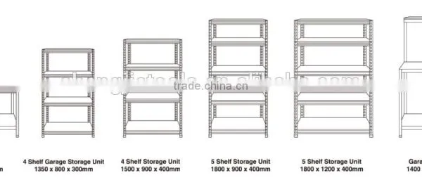 2015High Quality Storage Rack With 5 Shelves photo-2