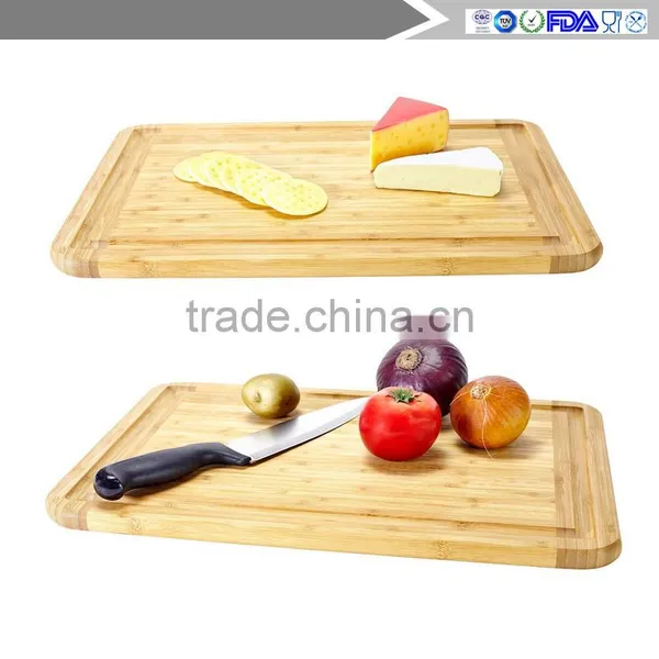 Bamboo Cutting Board and Serving Tray With Juice Groove - Extra Large 18 x 12 Inches - Made Using Premium Bamboo photo-5