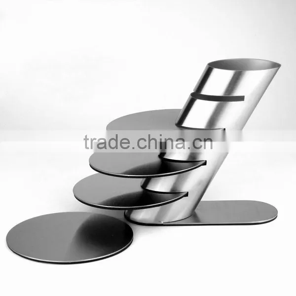 FDA Certification Hot Sale Stainless Steel Cup Mat, Coaster, Dinner Cup Mat photo-4