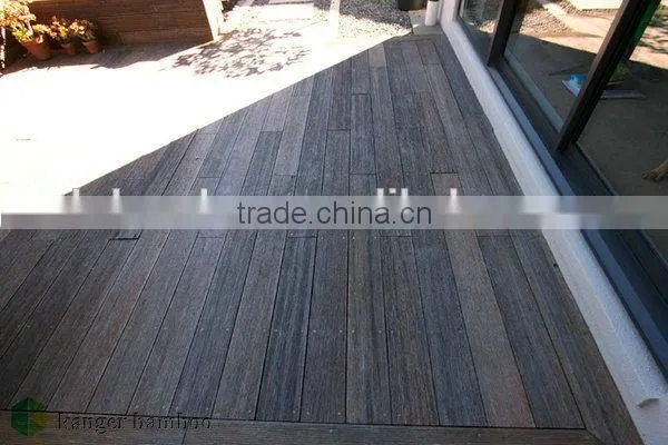20MM Thickness Outdoor Strand Woven Bamboo Decking Outdoor Matt Decking Dark Chocolate Color -KE-OS0823 photo-3