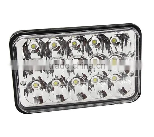 PC Lens 4x6 Led Headlight Truck Light LED Sealed Beam Lamp photo-3