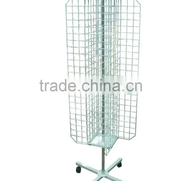 Book Rack Wire Grid Display Stand Magazine Rack photo-6