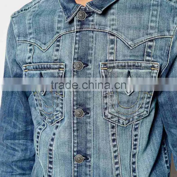 Fancy Boy Denim Nlue Young Design Jacket Cuantom Your Own Brand photo-3