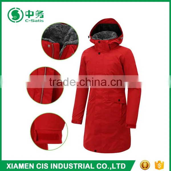 2017 Hot Selling Korean Women Outwear Winter Long Coat photo-4