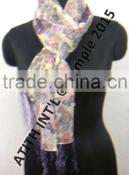 Cheap Custom Printed Beach Chiffon Shawl photo-2