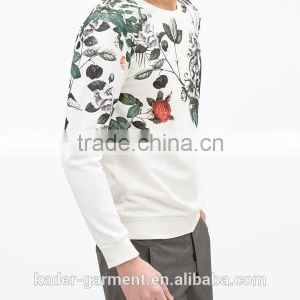 New Product for Mens Floral Sweatshirts Printing Sweatshirt For Men photo-3