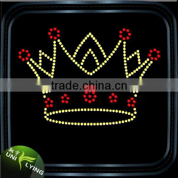 Latest Rhinetone Transfer Crown Motifs ,fashion Strass Transfers photo-5