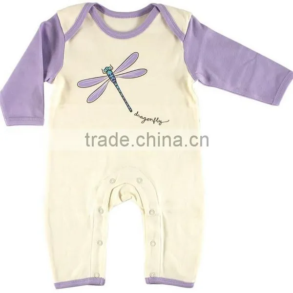 Printed Autumn Wear Long Sleeve Custom Infant Organic Cotton Wholesale Newborn Cheap Baby Clothes China photo-2