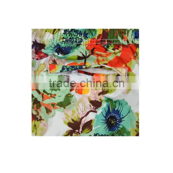 Top Sale Mens Beach Shorts Floral Print Board Shorts Quick Dry Elastic Waist Shorts photo-4