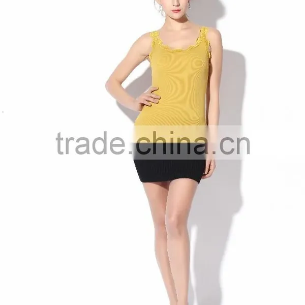 2015 Latest Women Seamless Lace Vest photo-3
