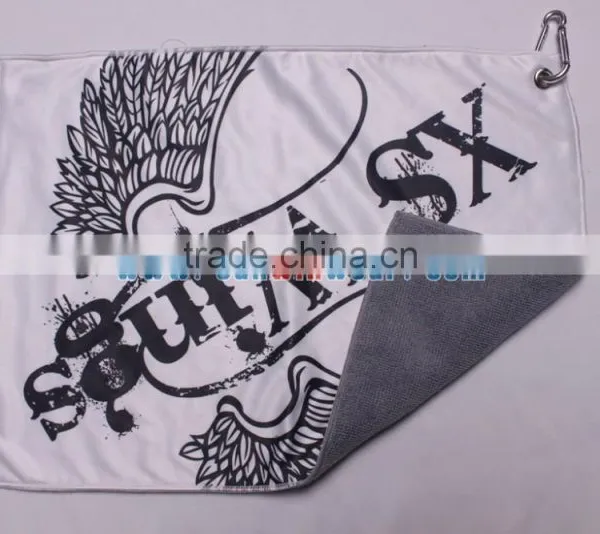 Golf Towel With Clip Rings photo-4