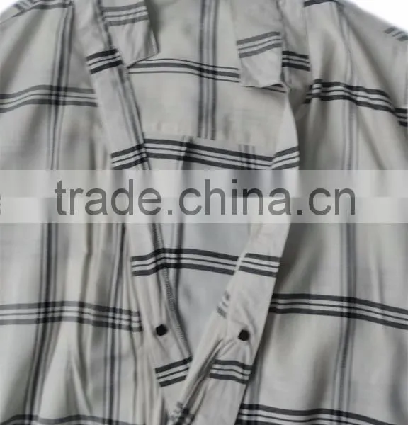 Fashion Design Cool Plaid Rayon Men's Shirt Personalized photo-2