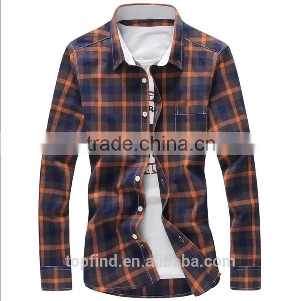 Cotton Microfiber Casual Check Korean Men Style Shirt photo-4