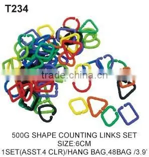 250 Pcs Square Linking Maths Cubes Blocks Toys photo-6