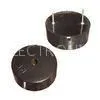 12 Volt Black PBT Active Piezo Buzzer 80dB, Size of D23*H9.5mm