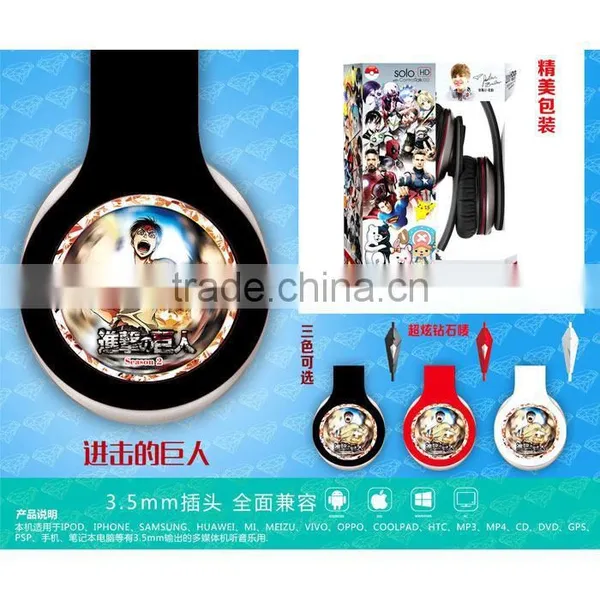 Wholesale Attack on Titan Anime Headphone