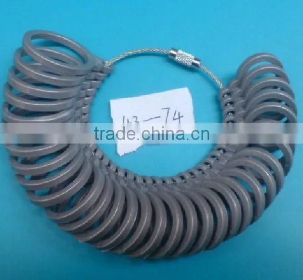 Plastic Ring Gauge Finger Sizer Measure Finger Sizes Euro Sizes 43-74,Plastic Jewelry Sizing Tool photo-2