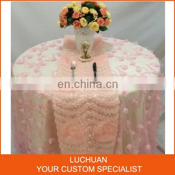 New High-end Product Lace With Sequin Fancy Beautiful Table Runners photo-2