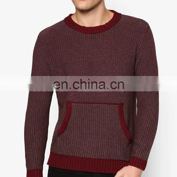 Fashion Shrug Wool Knit Sweater Christmas Winter Full Sleeve Pullover Sweaters for Men photo-2