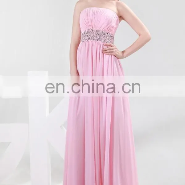 Grace Karin Strapless Elegant Chiffon Evening Dresses Long CL4423 photo-3