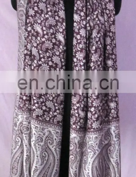 Handmade Cashmere Pashmina Neck Wrap Women Scarf Girls Wear Scarves Hijab Shawl Ethnic Designer Stole