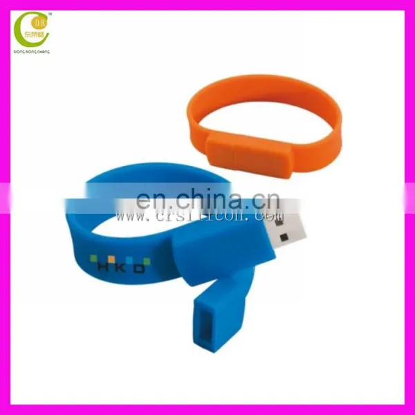 Custom Logo Waterproof Silicone Usb Slap Bracelet Usb Wristband Usb Flash Memory Stick photo-6