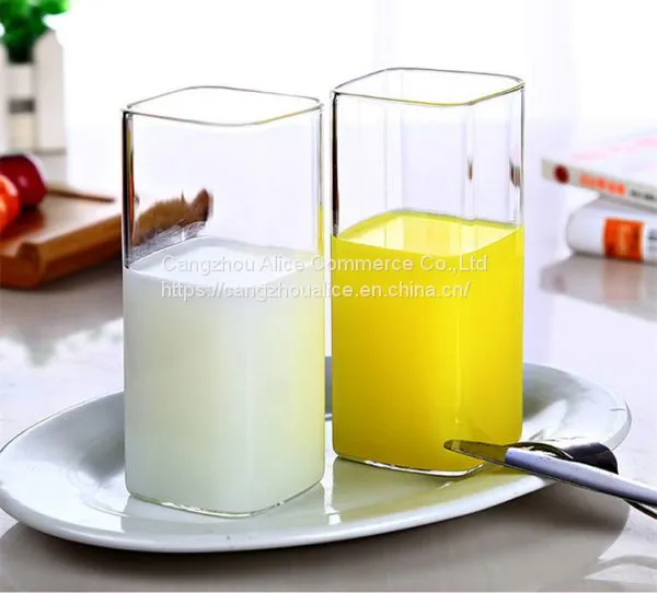 Comfortable High Quality Square Cheap Glass Water Cup photo-4