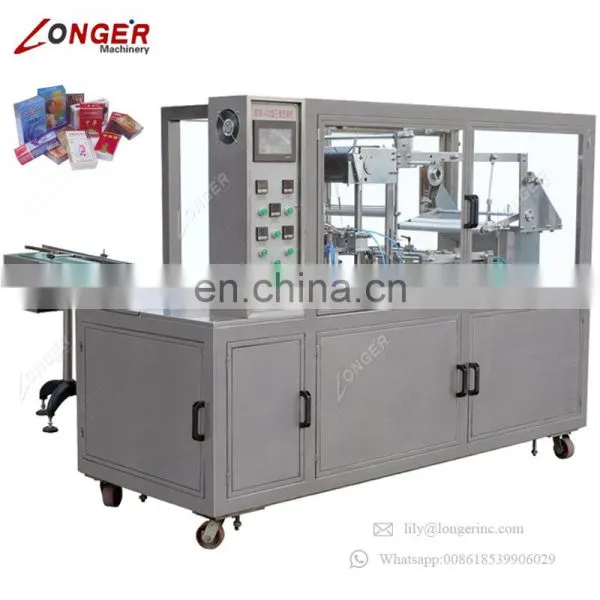 Soap Film Wrapping Box Perfume Cellophane Overwrapper Machine With Tear Tape photo-2