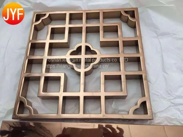 JYFQ0218 Laser Cut Home Living Furniture Metal Room Divider