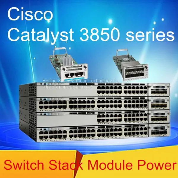 Cisco WS-C3850-48F-S 48 Port GigE PoE+ Network Switch