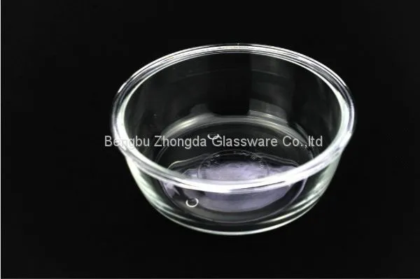 Round Borosilicate Glass Food Container Micro Wave Safe Meal Container photo-3