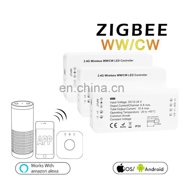2.4G Wireless WW/CW Zigbee Dual Color Led Light Controller photo-2