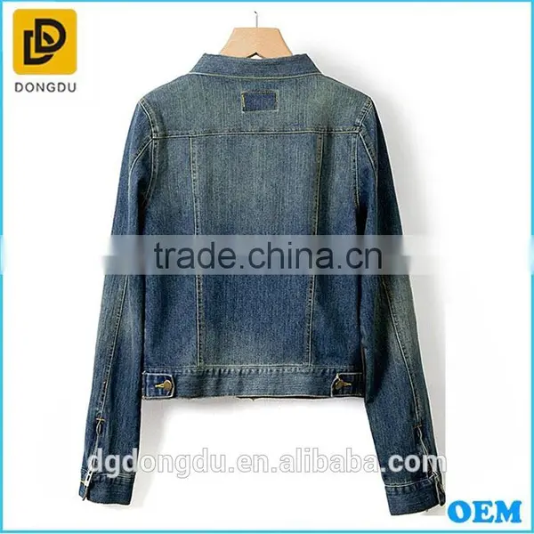 Clothing Wholesale 2016 Thick Nylon Denim Jacket Mens photo-2