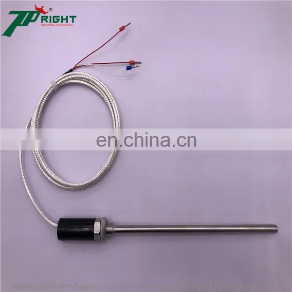 3 Wires Lead Certificate Dia 6x150mm Pt100 Temperature Sensor photo-2